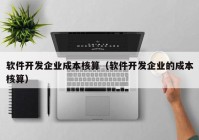 软件开发企业成本核算（软件开发企业的成本核算）